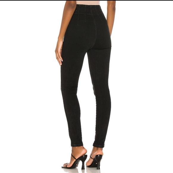 New Free People Jayde skinny black high rise jeans - Picture 7 of 11